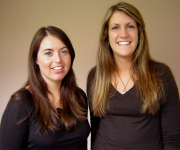 Claudia Williamson (left) and Carrie Kerekes (right). 