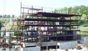 Life Sciences Building steel frame