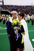 Bridgeport native Robert Ross Jr. was named West Virginia Universitys Homecoming King Saturday, Nov. 4 during halftime ceremonies of the WVU-Syracuse football game.