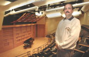 Mark Oreskovich, Creative Arts Center assistant director, oversaw all the renovations to Bloch Learning and Performance Hall.