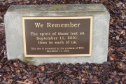 On the fifth anniversary of 9/11, WVU will illuminate this bronze plaque and an evergreen in remembrance of those who lost their lives. Other commemorative events include a 24-hour vigil and musical tribute.