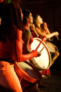 Brazilian musicians play drums in Recife. WVU students will have an opportunity to interact with performers and educators in Brazil through Music Alive! The project will help students gain a broader understanding of world music.