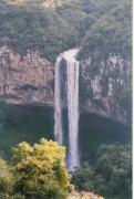 Caracol Falls, outside of Canela, Brazil, is one of many sights students studying in Brazil last summer visited during weekend excursions.
