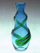 This stunning piece of art is the 2007 WV Birthday collectible from Blenko Glass.