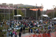 FallFest 2007, the annual welcome back event for WVU students, will kick off at 6:30 p.m. Monday, Aug. 20 at the WVU Mountainlair. Live performances will feature national recording artists Dashboard Confessional, Common, Rooney and Josh Gracin appearing o