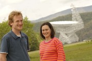 WVU physics professors Duncan Lorimer (left) and Maura McLaughlin will be joined by high school students across West Virginia in their search for new pulsars. Known as the Pulsar Search Collaboratory, the innovative program is being conducted by WVU and t