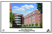 Architectural rendering of new residence hall