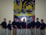 Group photo of Charles E. Yeager Squadron of the Arnold Air Society