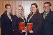 Pictured, from left, are Sarah Kreh, Andrea Kneer, Jamie Snider and Cole Bishop.
