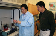 dr. liu in lab