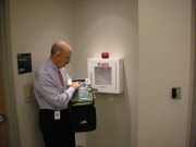 Cottrill with AED
