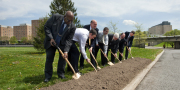 Breaking ground