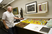 Discussing the collection