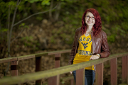 Isabelle Shepherd organizes volunteers and events that promote sustainability at WVU.
