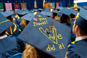 Convocation. Twenty-four years and three children later, she celebrates her bachelor's degree.