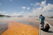 Students at Yellowstone