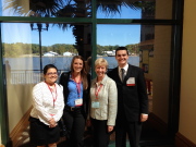 Meenakshi Mukherjee, Bethany Cain, Jeryl Jones and Ben Stewart
