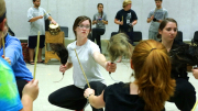 The African Music and Dance Ensemble is one of many groups where students share culture through the art of dance.
