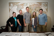 Lizzy Howells, Dave Haak, Ryan Gushue, Danielle Ferreira and Corey Zinn