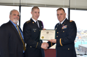 Gene Cilento, Jon Salazar, Lt. Col. Steven M. Clark