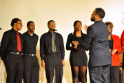 The Paul Robeson/Mahalia Jackson Choir was brought back to campus by STARS participant Ellis Lambert.
