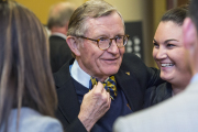 Gee at Chamber dinner