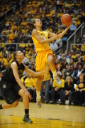 WVU women's basketball forward Jess Harlee