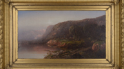 "Mountain Scene on the Ohio River," 1852  oil on canvas, framed: 33� in. x 49� in. x 5 in.  �Art Museum of WVU