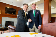 WVU business school signs training and employment partnership with Greenbrier
