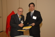 WVU President Dr. Gordon Gee with Dr. Wei'an Li, President, Tianjin University of Finance and Economics3