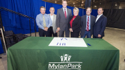 Aquatic Center Signing
