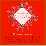 Mary-Kate's GranDelite, Chocolate Coconut - one of two flavors currently available.