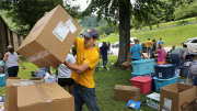 WVU helps provide WV flood relief