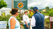 WVU President Gordon Gee visits the State Fair of WV