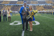 2016 WVU Homecoming king and queen