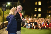 Sean Guthrie's parents speak at WVU vigil honoring their son